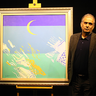 تابلو نقاشی «سلام بر قدس» بازنمایی شد