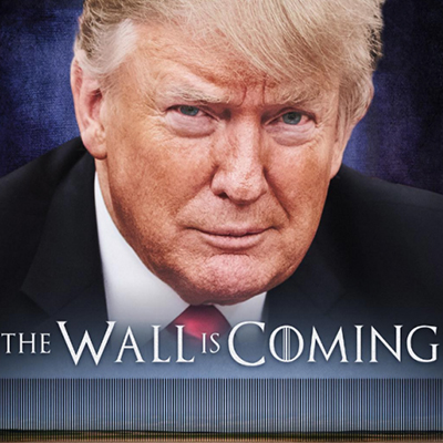 پوستر جدید دونالد ترامپ منتشر شد (دیوار در راه است)