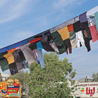 کلاژ پنج کیلومتری به یاد زنان قربانی خشونت خانگی